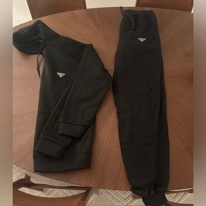Prada matching sweatshirt and pants
